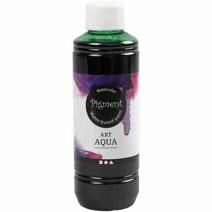 Flytande akvarellfärg, grön, 250 ml/ 1 fl.
