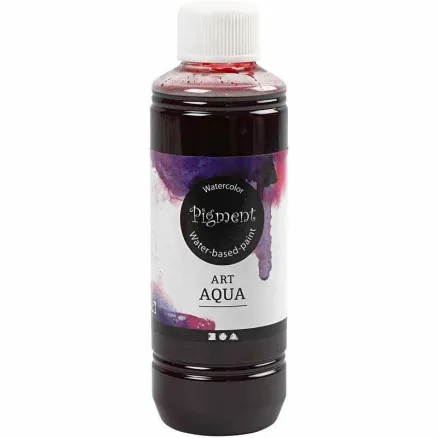 Flytande akvarellfärg, röd, 250 ml/ 1 fl.