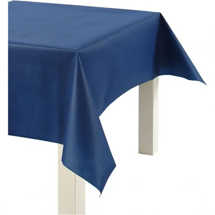 Imitationsduk, mörkblå, bredd: 125 cm, 70 g, 10 m/1 rulle.